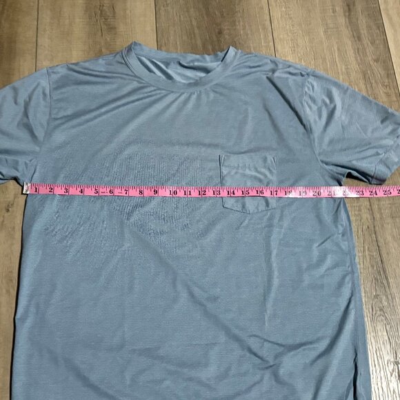 VUORI Tradewind Performance Pocket Shirt Men's XL Blue - Picture 8 of 10